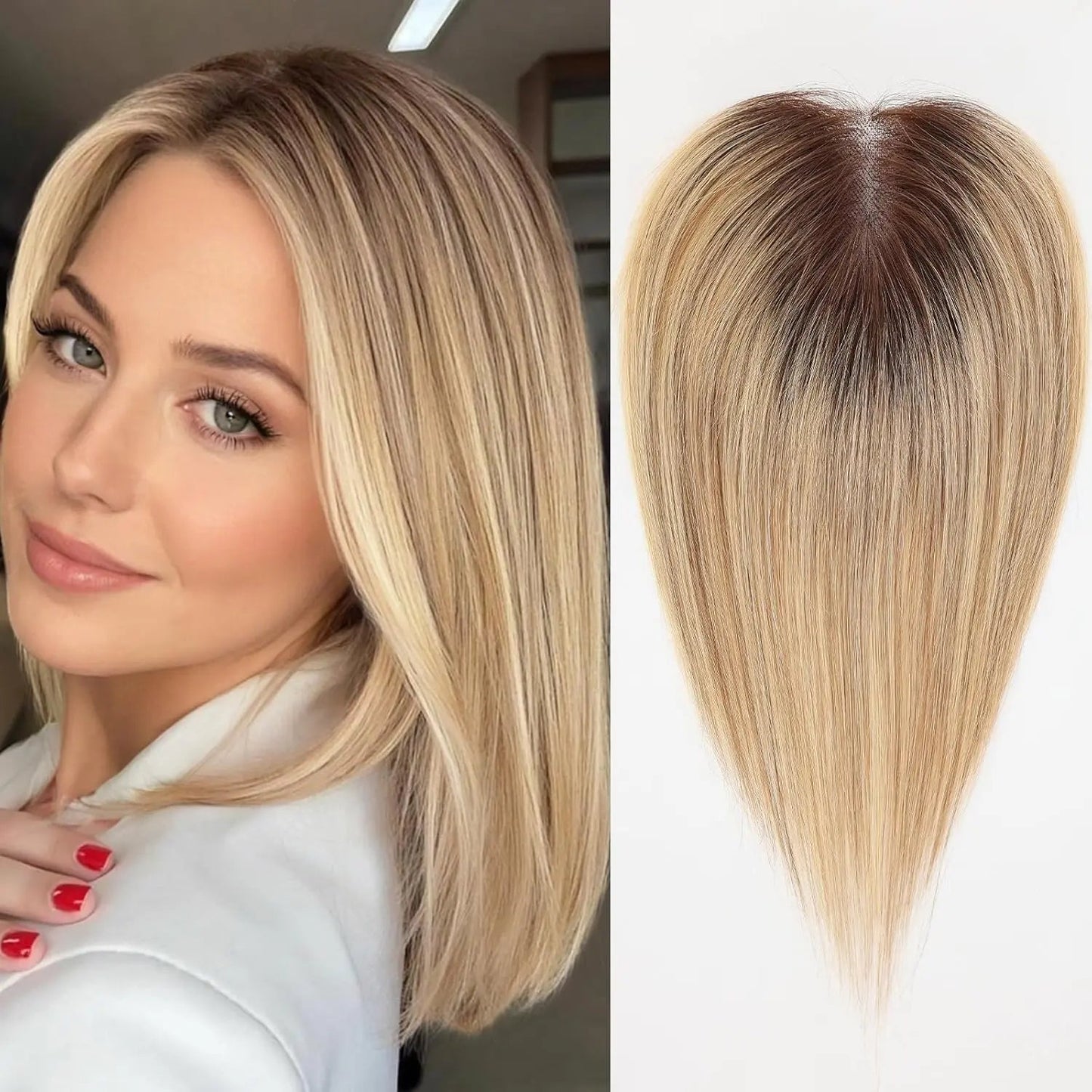 Luxury Silk Scalp Hair Topper – Instantly Boost Your Volume & Confidence