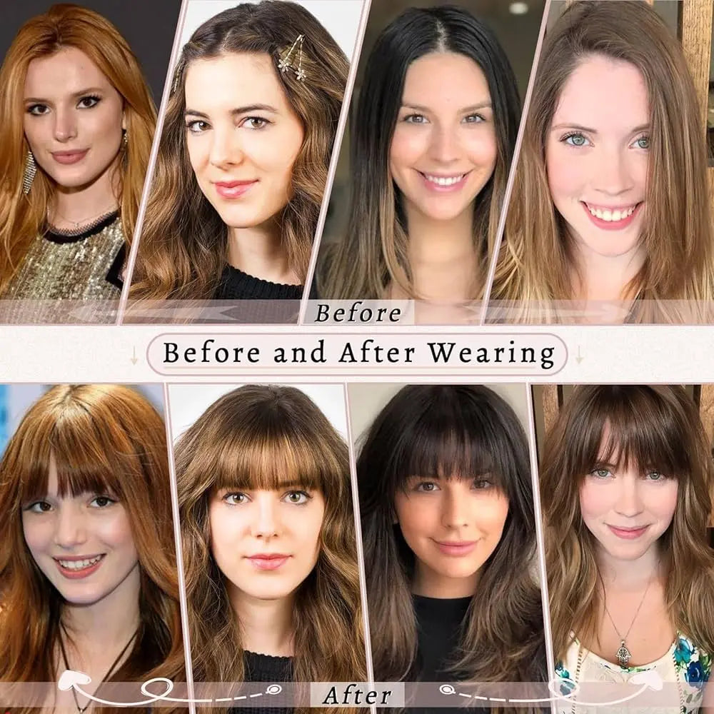 Fashion Straight Hair Topper With Bangs For Thinning Hair