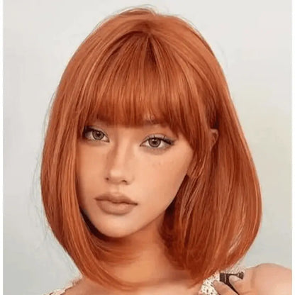 Fashion Straight Hair Topper With Bangs For Thinning Hair