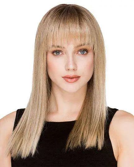 Fashion Straight Hair Topper With Bangs For Thinning Hair