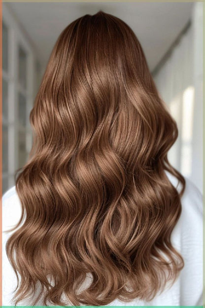 Premium Wavy Hair Topper – Seamless Crown Coverage, Natural Volume