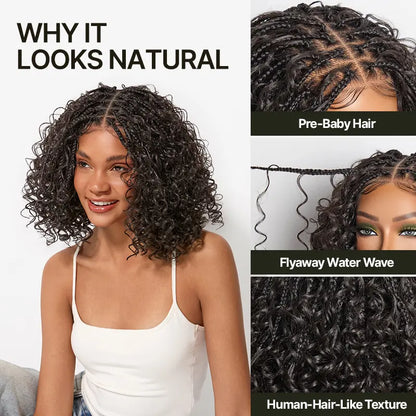 Frodio Veralux™ 13x6 HD Lace Wig - 12” Boho Braids
