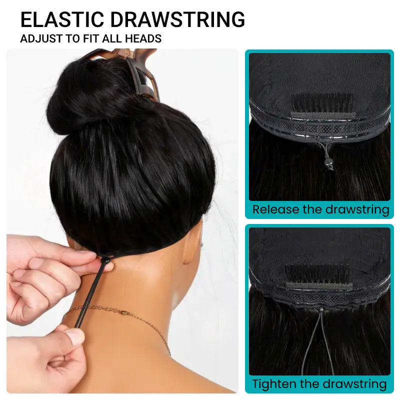 Boho Braids Water Wave Glueless 6x4.5 Closure Lace with Braided Top Human Hair Wig Pre-Cut Lace
