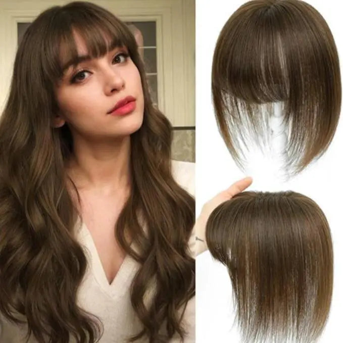 🔥 NEW ARRIVAL SALE- Hair Topper with Bangs | Hair Piece for Thinning Hair