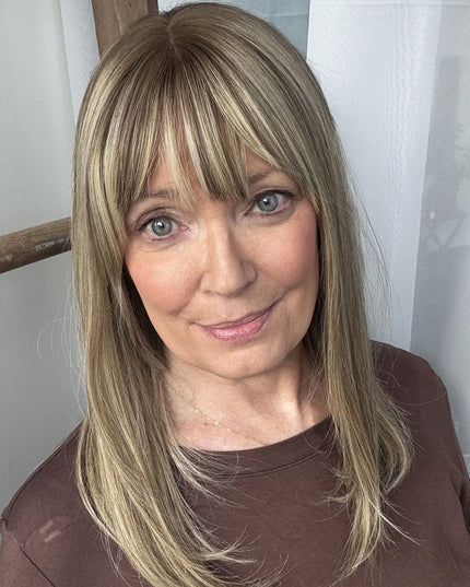 🔥 NEW ARRIVAL SALE- Hair Topper with Bangs | Hair Piece for Thinning Hair
